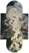 Mikhail Vrubel Chrysanthemums, 1894 Germany oil painting reproduction
